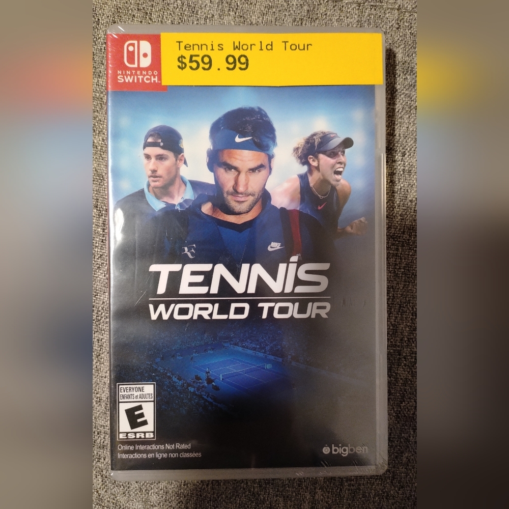 adidas Tennis World Tour Game - Black and White